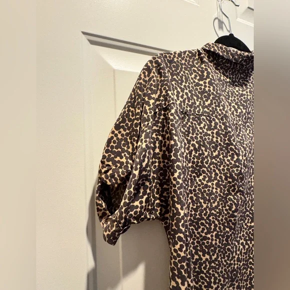 & Other Stories Leopard Print Blouse - Picture 7 of 12